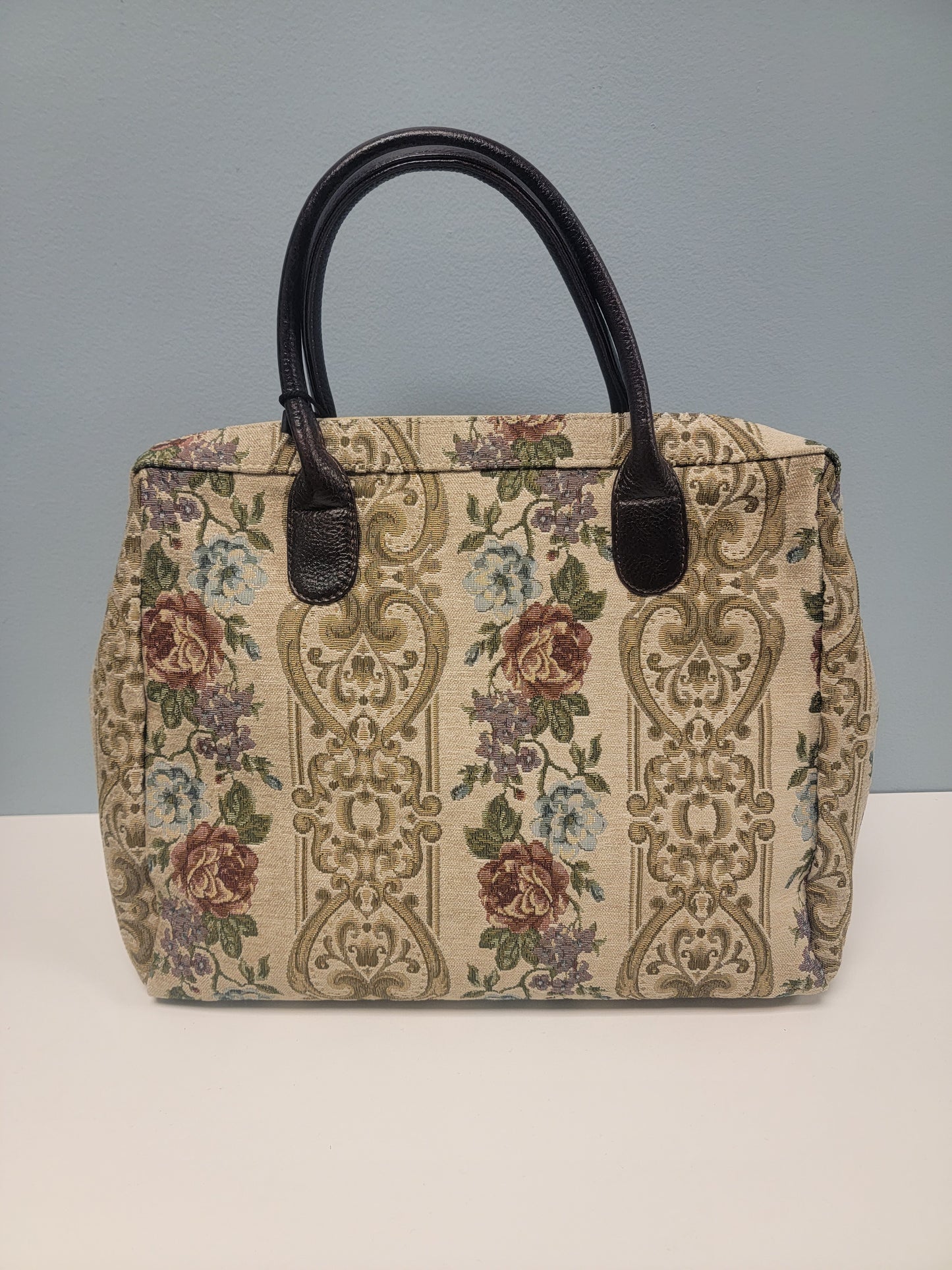Tan Tapestry Bag