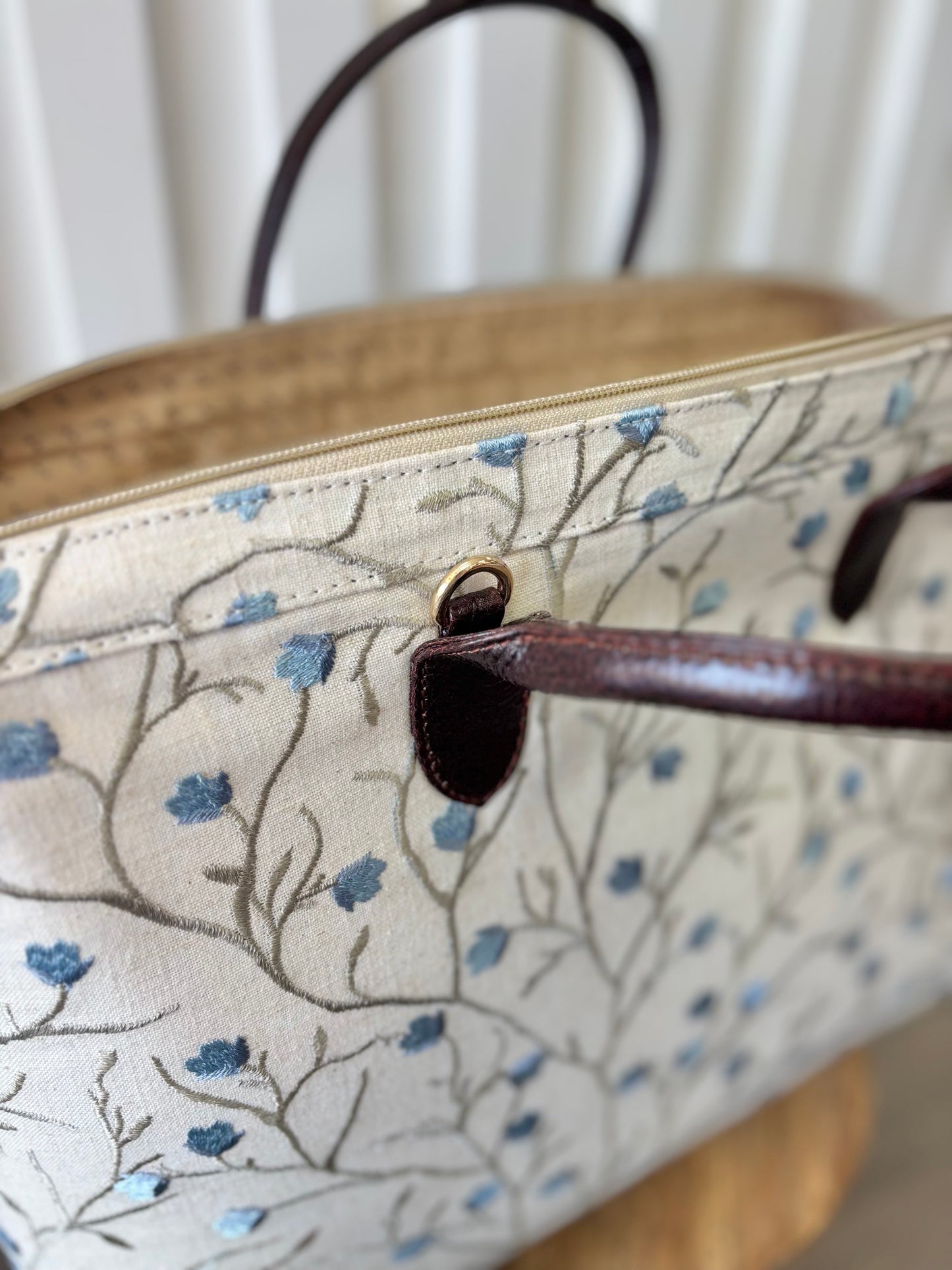 Blue Blossom Bag