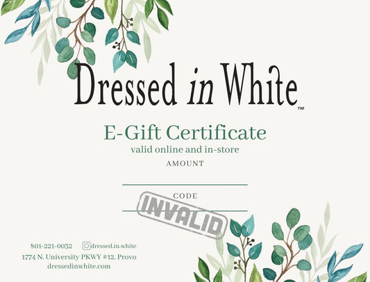 E-Gift Certificate