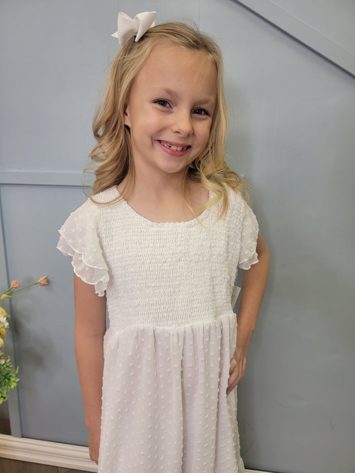 Girls White Dresses for LDS Baptism, First Communion, Christening ...