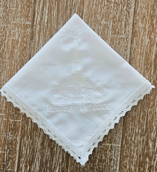 Burley, ID Temple Dedication Hankie