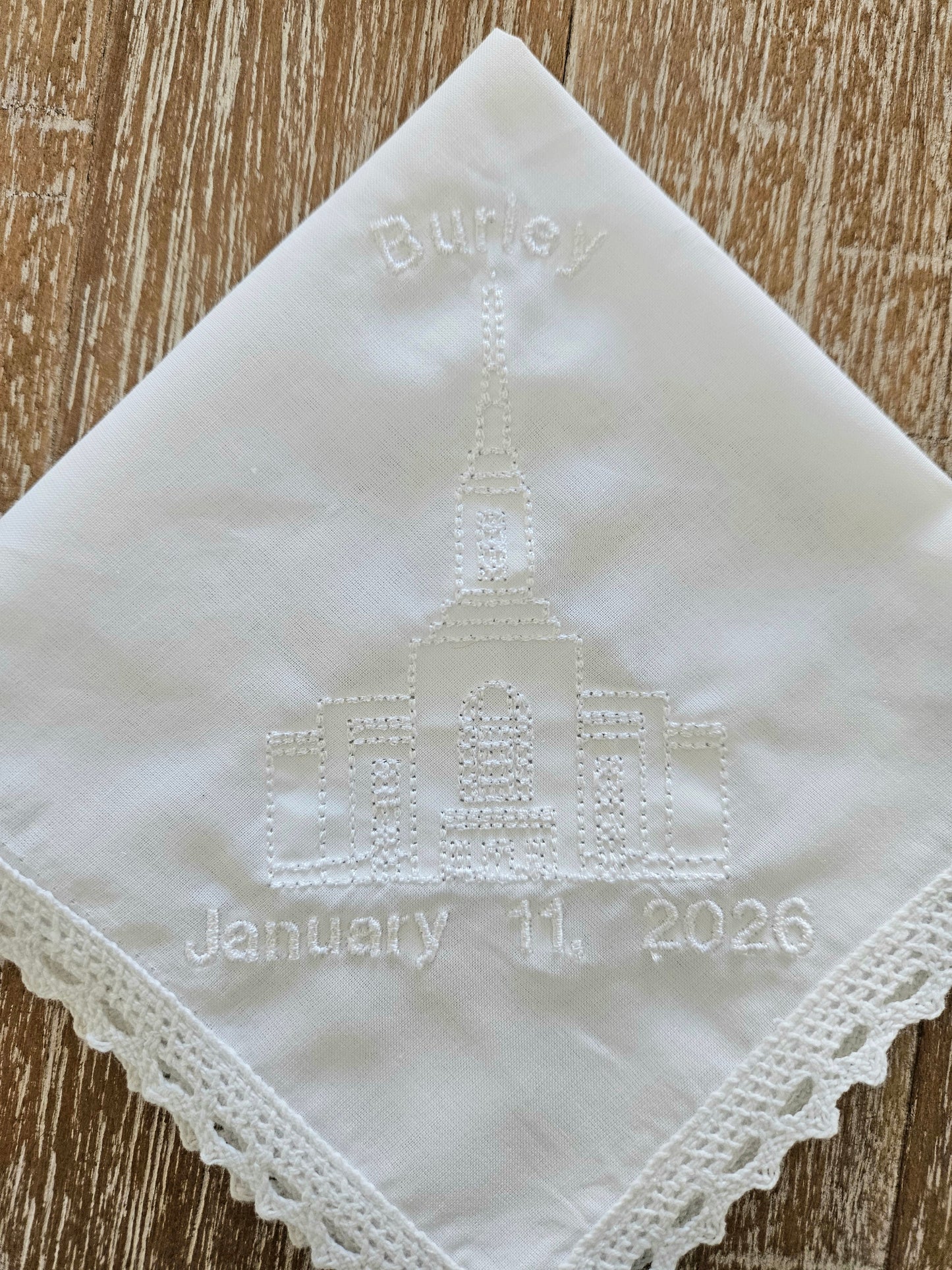 Burley, ID Temple Dedication Hankie