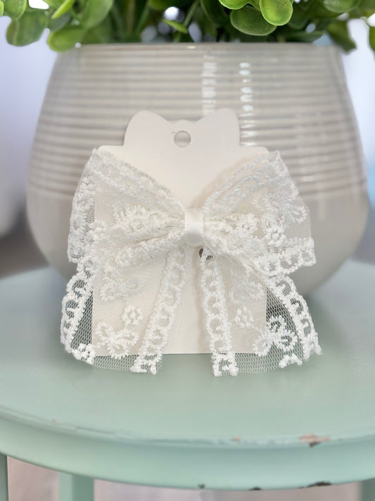 Lace Bow - NEW