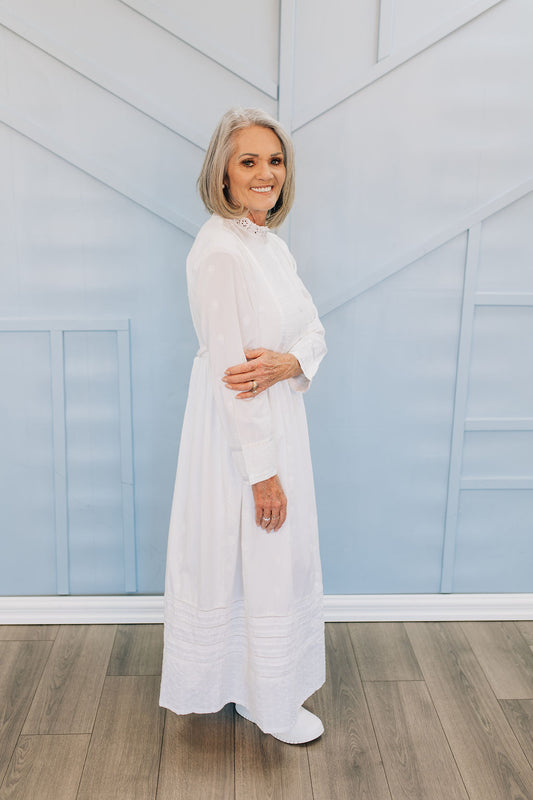 white temple dresses lds Mary Dress | Cotton Dress Hand wash in cold water LDS Temple Dresses | Modest