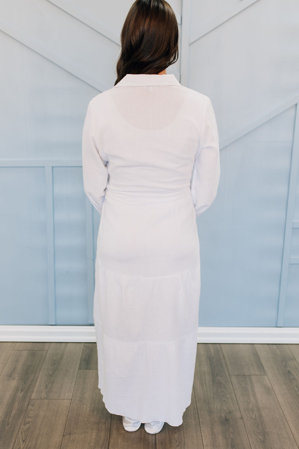 ladies white cotton dress Cotton LDS Temple Zipper Dress XL