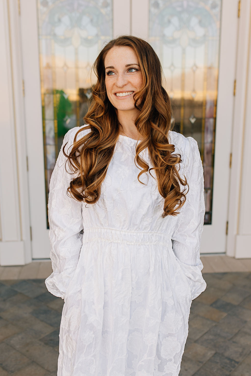 Miriam LDS Temple Dress – Dressed in White