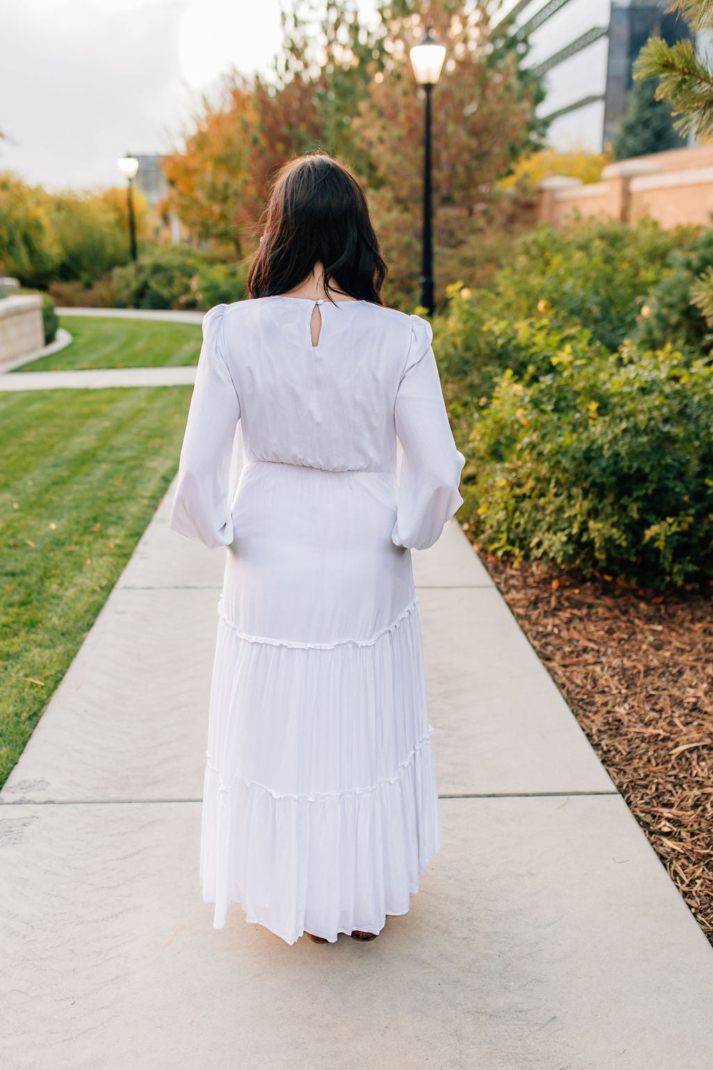 Flora embroidered dress