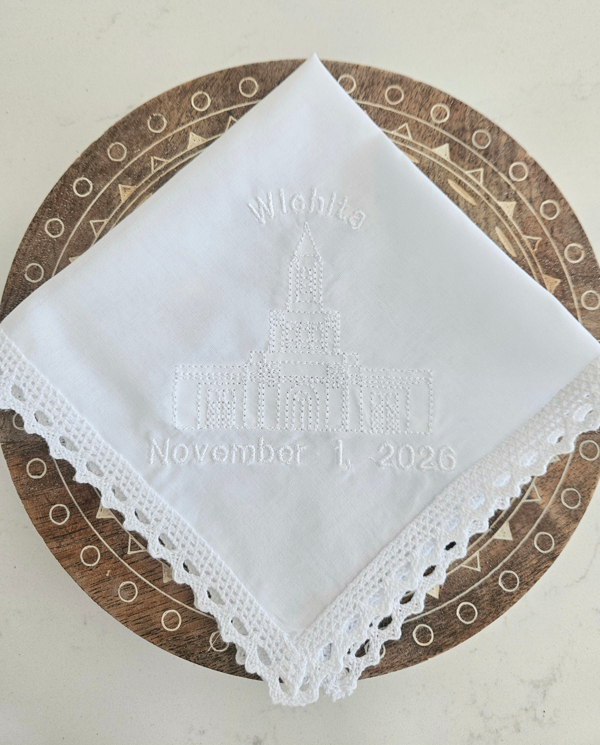 Wichita Kansas Temple Dedication Hankie
