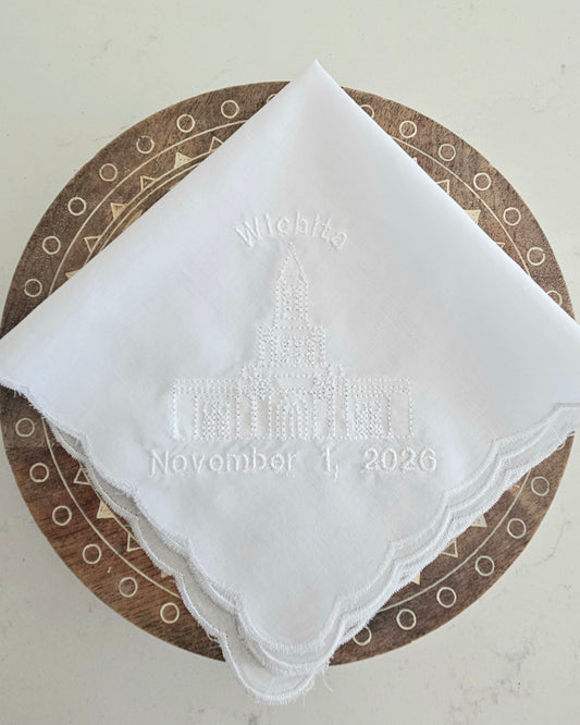 Wichita Kansas Temple Dedication Hankie