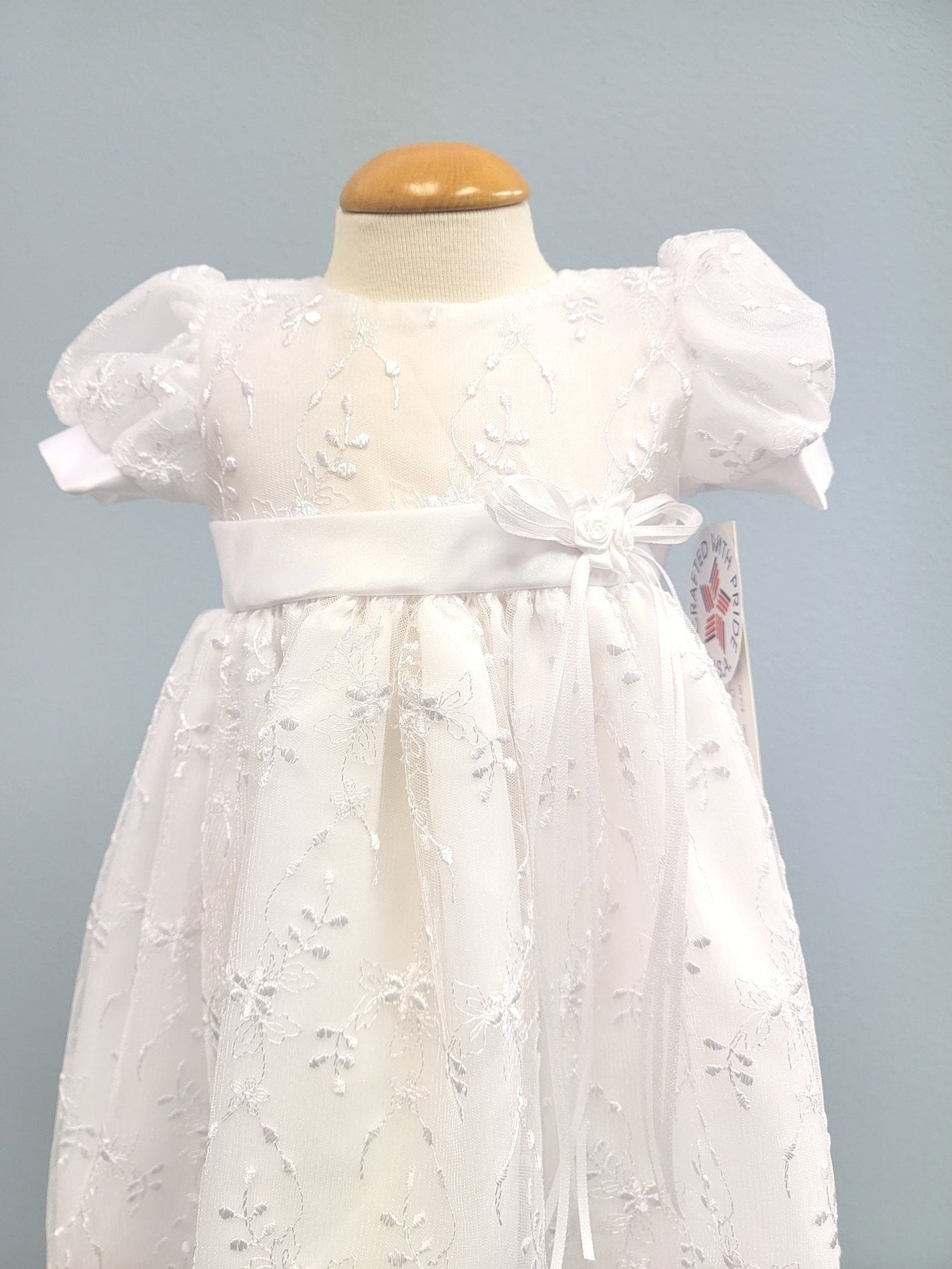 Emma Gown Girls Christening – Dressed in White