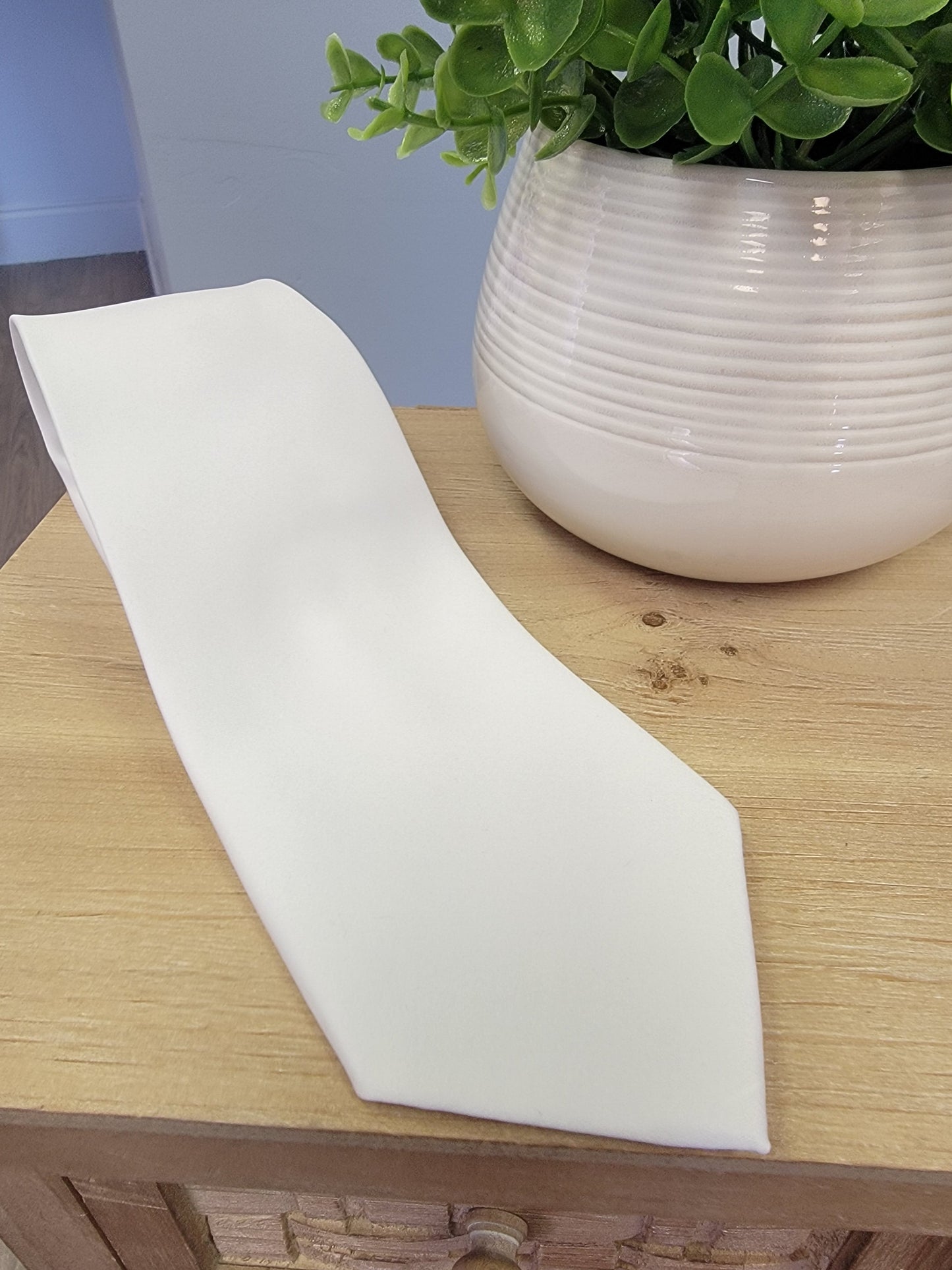 Tie - Plain White