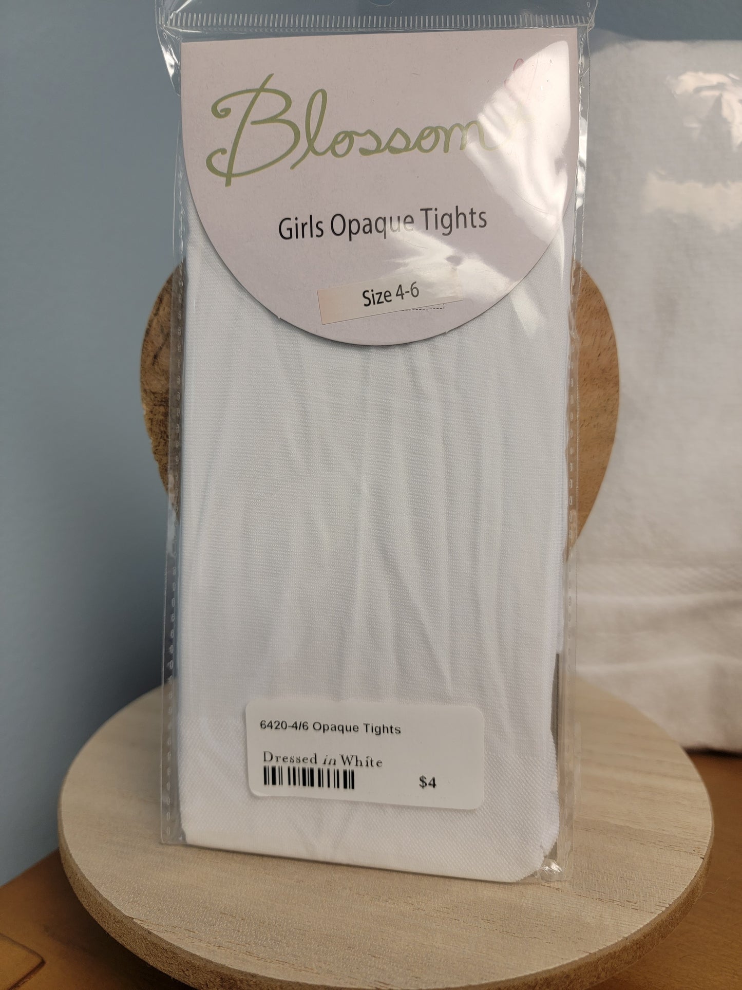 Opaque Tights for Girls Available in Sizes 4/6 & 7/10