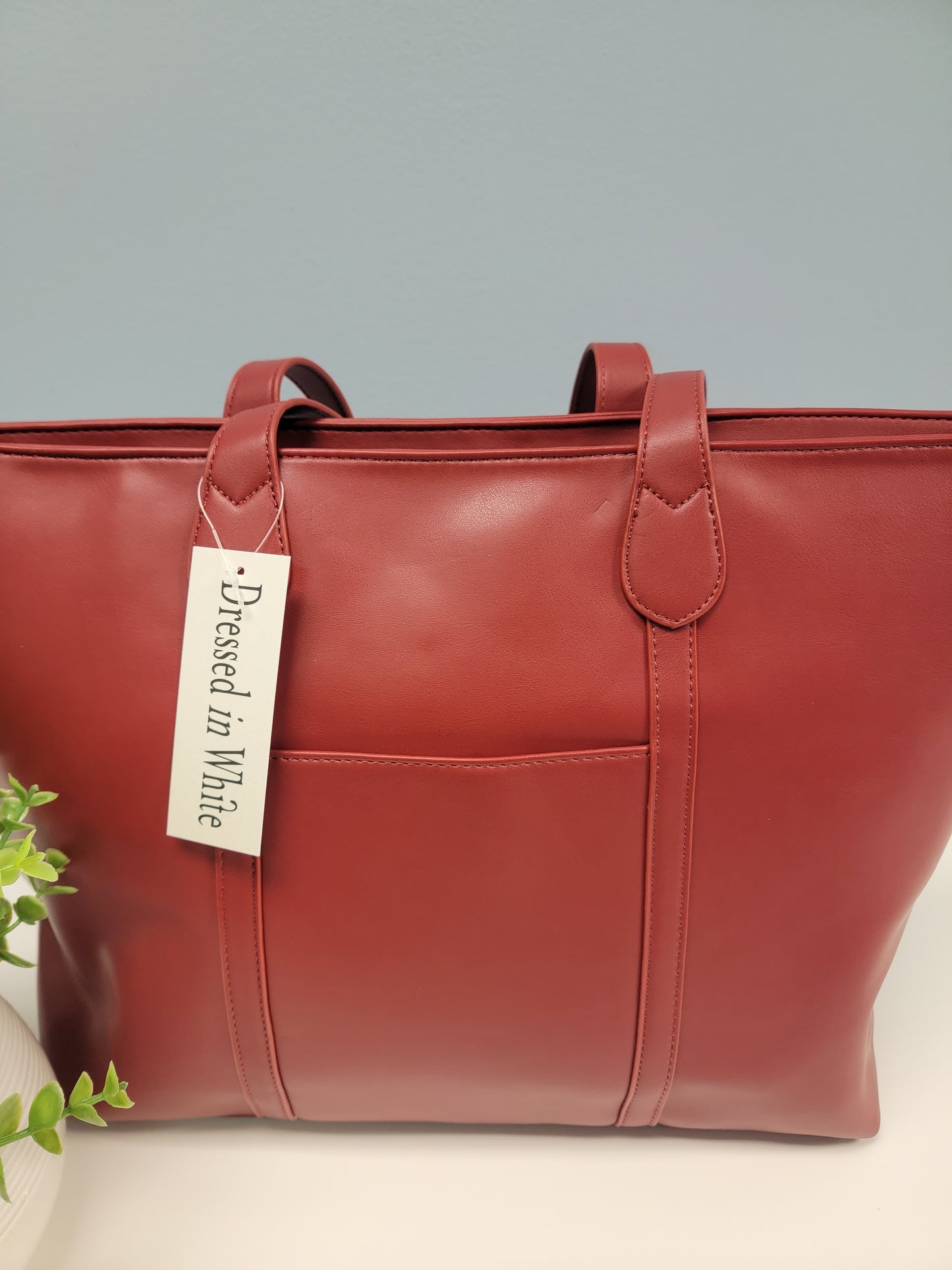 Pocket Tote-Red
