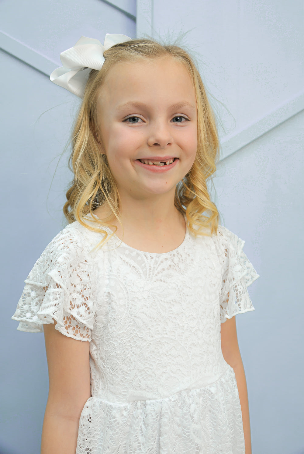 Girls White Dresses for LDS Baptism, First Communion, Christening ...